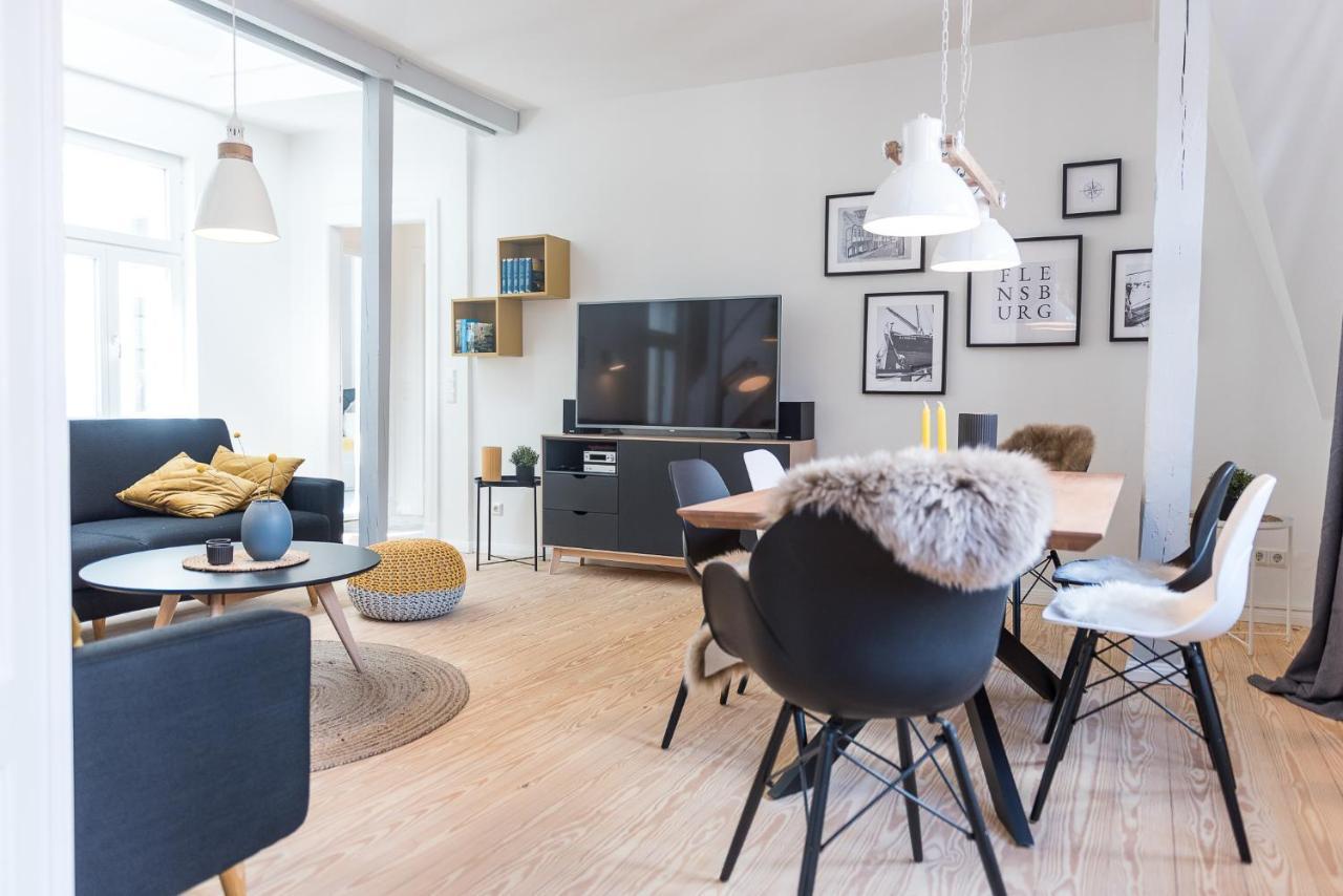 Fewo1846 - Flensburg68 - Komfortable Maisonettewohnung Fuer 6 Personen Mit Dachbalkon Im 4 Og エクステリア 写真