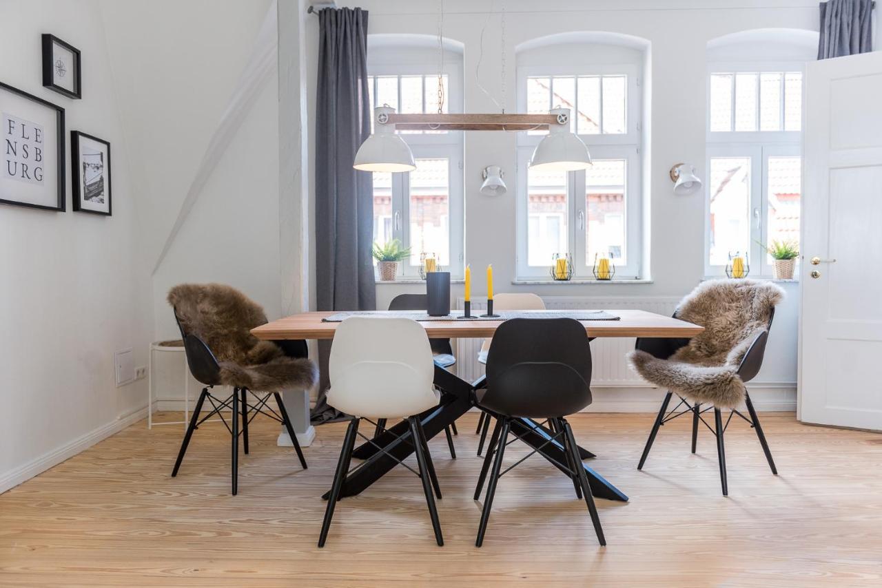 Fewo1846 - Flensburg68 - Komfortable Maisonettewohnung Fuer 6 Personen Mit Dachbalkon Im 4 Og エクステリア 写真