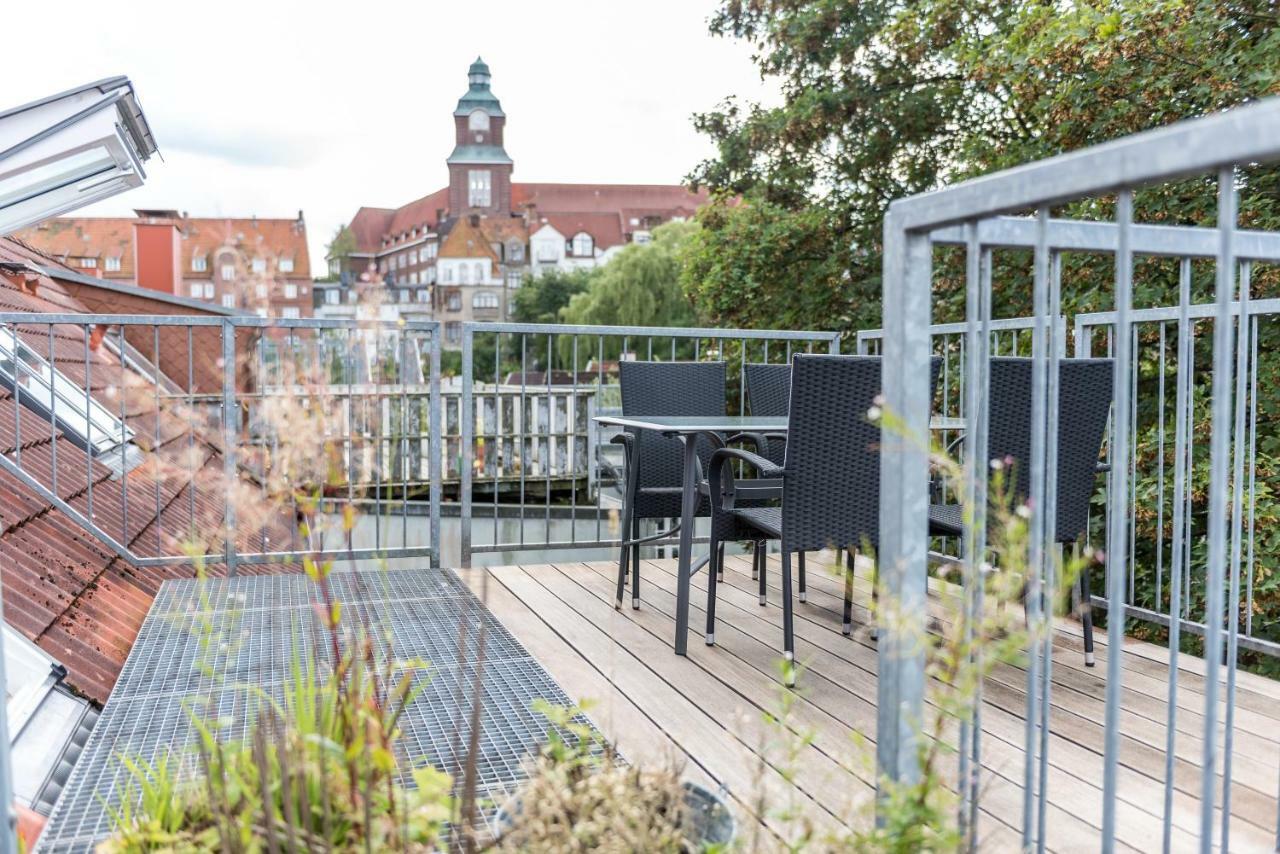 Fewo1846 - Flensburg68 - Komfortable Maisonettewohnung Fuer 6 Personen Mit Dachbalkon Im 4 Og エクステリア 写真